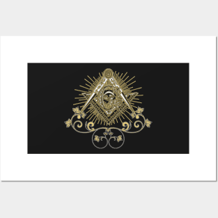 Freemason Classic Vintage Emblem Posters and Art